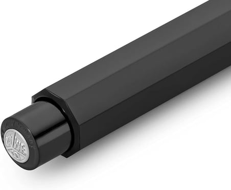 kaweco 10000780 skyline clutch mekanik kurşun kalem, 3.2 mm uç siyah