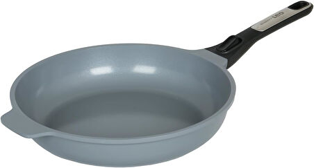 Berghoff Leo Phantom Pilav Tenceresi 28 Cm Ve Kızartma Tavası 28 Cm Smoked Grey