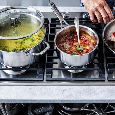 Kitchenaid 3-Kat Paslanmaz Çelik Tencere 24 Cm / 4,91 L
