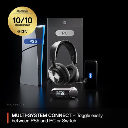 Steelseries Arctis Nova Pro Wireless Etail Box Multi-Platform Gaming Kulaklık, Hi-Fi Ses Sürücüleri,