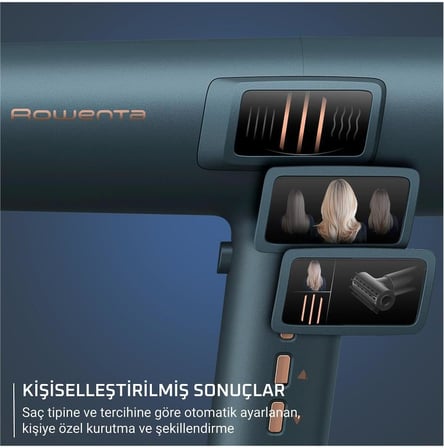 Rowenta Hy9430 Maestria For You Entegre Ekran Ve 6 Başlıklı 1800 Watt Öze Kurutma Makinesi