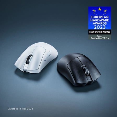 Razer Deathadder V3 Pro - Hafif Kablosuz Ergonomik Espor Faresi (63G Hafif Tasarım, Focus Pro 30K Op