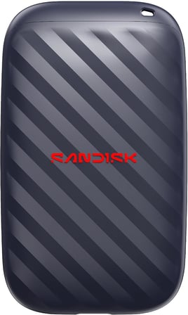 Sandisk 500GB Taşınabilir Sürücü, 600MB/s'ye Kadar Okuma Hızları - Siyah