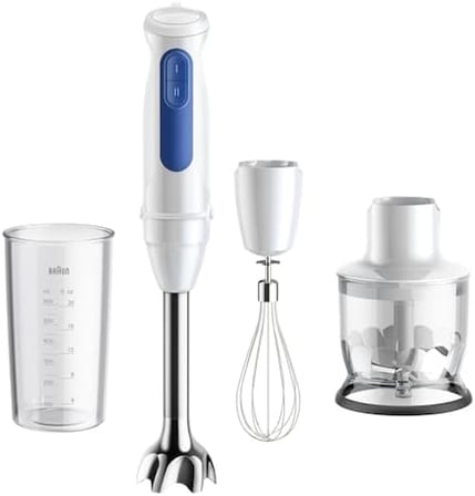 Braun MultiQuick 3 MQ30.202M, Minipimer PowerBell VPlus Teknolojisi, 2 Hız + Turbo, Aksesuarlar için