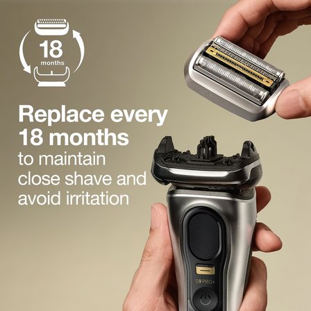 Braun Elektrikli Tıraş Makinesi Yedek Tıraş Parçası 94M, Gümüş, 9 Pro Ve Series 9 Tıraş Makineleri İ