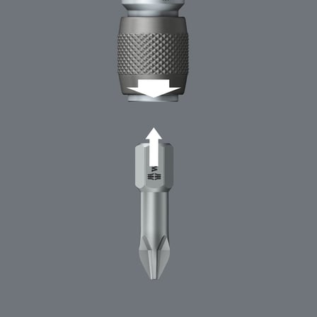 Wera 784 A 1/4 inç Wera Hızlı Değiştirme Kovanlı Bağlantı Parçaları, 1/4 inç x 30 mm, Wera