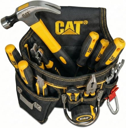CAT DA980564 Askı Kancalı Ağır Hizmet Bel Alet Çantası