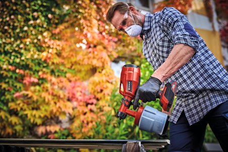 Einhell Akülü Sprey Boya Sistemi Tc-Sy 18/60 Li-Solo Power X-Change (Li-İyon, 18 V, 650 Ml/Dk Püskür
