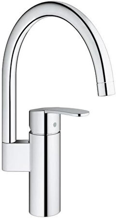 Grohe Wave Cosmopolitan Quickfix Eviye Bataryası |0°/150°/360° Dönüş Açısı | Krom | 32449001