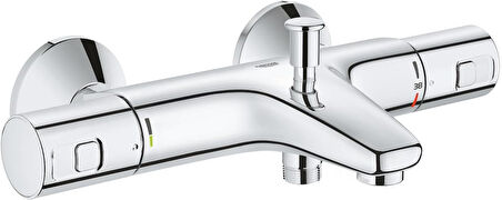 Grohe Precision Start Termostatik Banyo Bataryası, Su Tasarruflu, Krom, 34598000