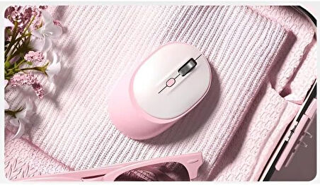 Hp M231 Kablosuz Bluetooth & Wireless Dual Mode Sessiz Mouse Pembe-Beyaz