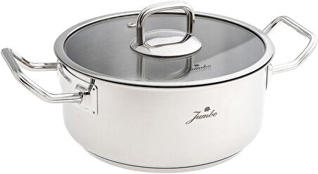 Jumbo Proshine Steel 8 Parça Tencere Seti