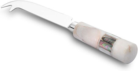 Jumbo Romano Mermer Peynir Servis Seti Beyaz