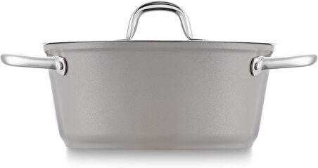 Jumbo Swiss Crystal 7 Parça Tencere Seti Bej