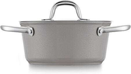 Jumbo Swiss Crystal 7 Parça Tencere Seti Bej