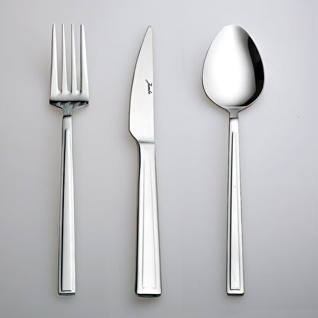 Jumbo Athena 18 Parça 6 Kişilik Yemek Çatal Kaşık Bıçak Takımı