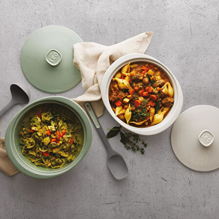 Berghoff Balance Seramik Kapaklı Fırın Kabı 2,4 L