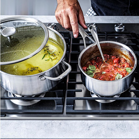 Kitchenaid 3-Kat Paslanmaz Çelik Sos Tenceresi 18 Cm / 2,13 L