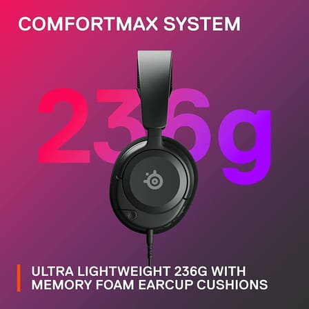 Steelseries Arctis Nova 1 – Multi-Platform Gaming Kulaklık – Hi-Fi Sürücü – 360° Surround Ses – Airw