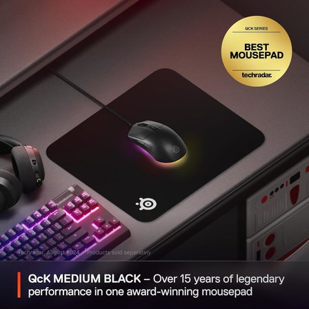 Steelseries Qck Medium Gaming Mousepad - Maksimum Kontrol Sağlar - Oyun Sensörleri İçin Optimize Edi
