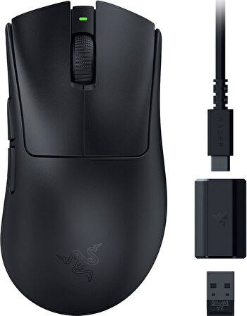 Razer Deathadder V3 Hyperspeed - 26K Dpi Ile Ultra Hafif Kablosuz Ergonomik E-Spor Oyun Faresi (55G 