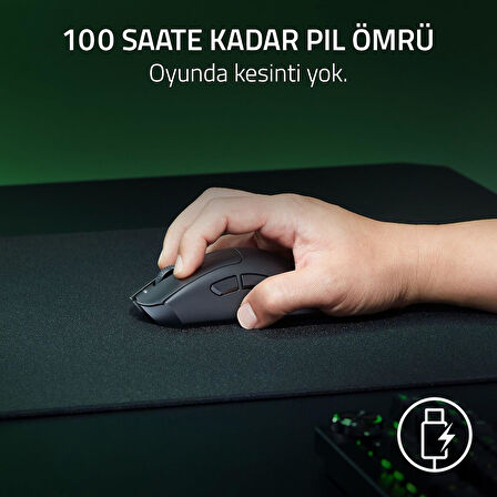 Razer Deathadder V3 Hyperspeed - 26K Dpi Ile Ultra Hafif Kablosuz Ergonomik E-Spor Oyun Faresi (55G 