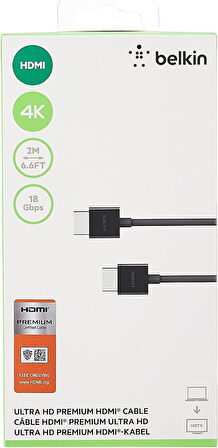 Belkin Av10168Bt2M-Blk Hdmi Kablosu, Belkin Amazon Fire-Tv Ve Diğer Hdmi Özellikli Cihazlar Için (4 