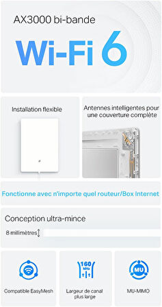 Tp-Link Archer Air R5, Ax3000 Dual-Band Wi-Fi 6 Air Router&Menzil Genişletici, Gigabit Port, Ultra İ