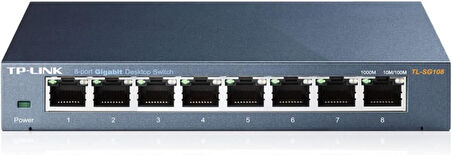 Tp-Link Tl-Sg108 8 Port 10/100/1000 Çelik Gbit Switch