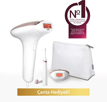 Philips Ipl Lazer Epilasyon Cihazı, Yüz, Vücut Ve Hassas Bölge Için, Çantalı, Kaş Düzeltici Hediyeli
