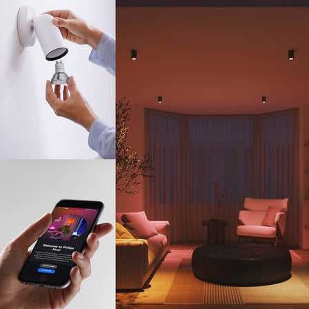 Philips Hue Essential 4.7W Gu10 345 Lumen Renkli Akıllı Spot Ampul (2'Li Ekopaket)