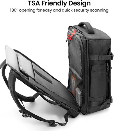 Tomtoc 28-40 L Seyahat Sırt Çantası, Tsa Uygun, El Bagajı, Sırt Çantası, Uçuş Onaylı, Seyahat Bagajı