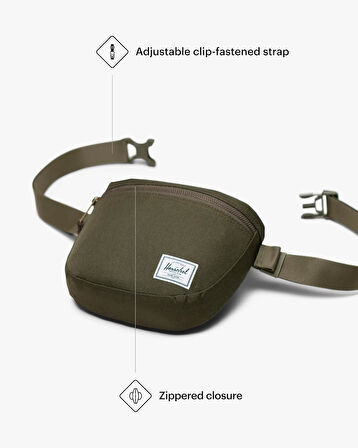 Herschel Yerleşim Kalça Paketi, Sarmaşık Yeşil, One Size, Herschel Settlement™ Kalça Paketi