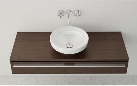Vitra Water Jewels 4334B403-1361 Çanak Lavabo, Vitra Clean, 40 Cm, Beyaz