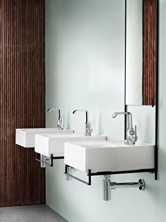 Vitra A45123 Lavabo Sifonu, T Tipi, Krom