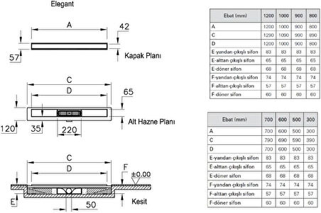 Vitra 59980251000 Dk100 080 Elegant Mat Yandan S H:80