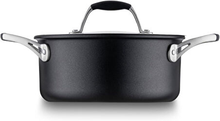 Jumbo New Moment Diamond Siyah Derin Tencere 20 Cm