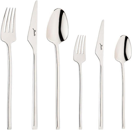 Jumbo 5500 12 Kişilik 84 Parça Çatal Kaşık Bıçak Takımı