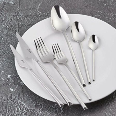 Jumbo 5500 12 Kişilik 84 Parça Çatal Kaşık Bıçak Takımı