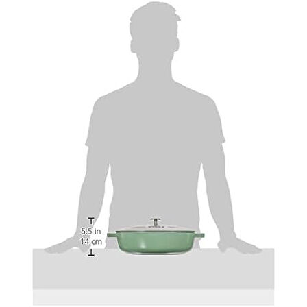 Staub Sote Tenceresi Chistera, 28 Cm, Adaçayı