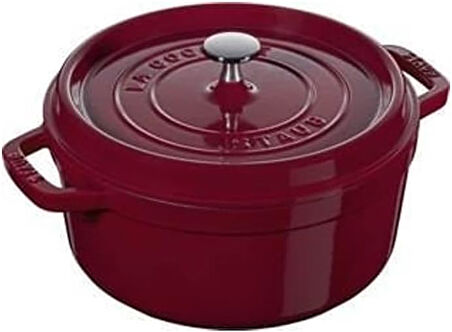 Staub B Döküm Tencere Yuvarlak 24 Cm Bordo