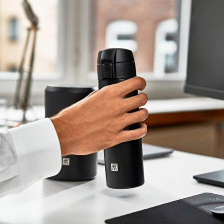 Zwilling Thermo Matara, 7 Saat Sıcak 12 Saat Soğuk Tutar, Paslanmaz Çelik, Beyaz-Gri, 450 Ml