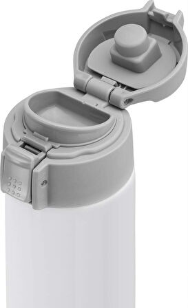 Zwilling Thermo Matara, 7 Saat Sıcak 12 Saat Soğuk Tutar, Paslanmaz Çelik, Beyaz-Gri, 450 Ml