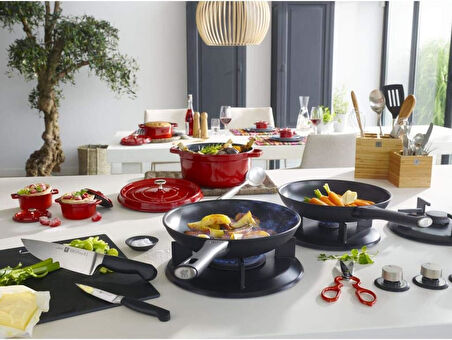 Zwilling Madura Plus Duraslide Yapışmaz Granit Kaplama Kızartma Tavası, Granit Ve Alüminyum, Siyah