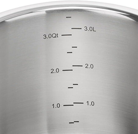 Zwilling Derin Tencere, 20 Cm, Yuvarlak, 18/10 Paslanmaz Çelik