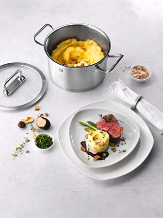 Zwilling Derin Tencere, 16 Cm, Yuvarlak, 18/10 Paslanmaz Çelik