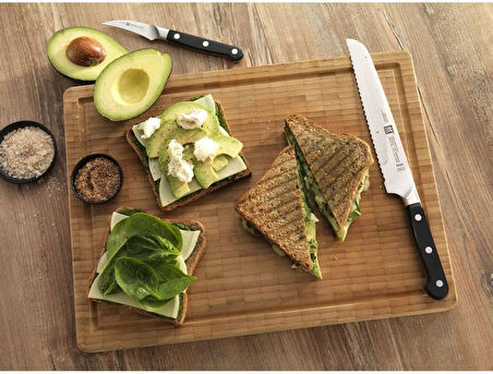 Zwilling Pro Ekmek Bıçağı, 20 Cm, Siyah, Dalgali Kenar