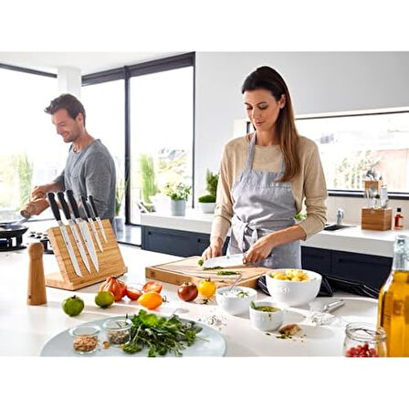 Zwilling Four Star 4'Lü Biftek Bıçağı Seti, Paslanmaz Çelik, Siyah