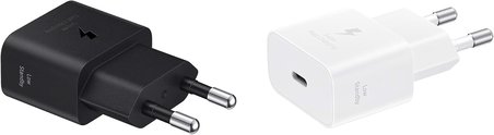 Samsung Hızlı Şarj Adaptörü, Enerji Tasarruflu Şarj Cihazı, Usb-C Veri Kablosu, 25 Watt, Siyah, Ep-T