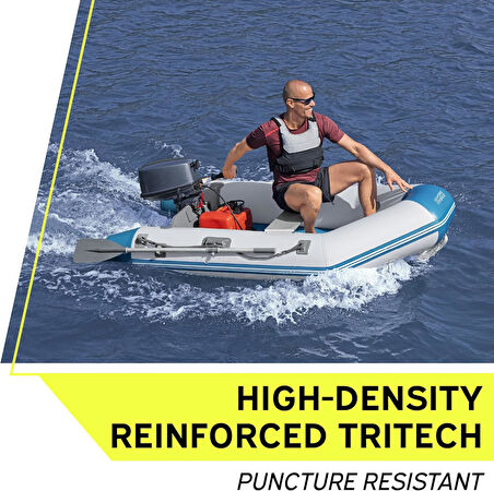 Bestway Caspian Elite Tekne Seti, 7 Ft 6 İnç X 51 İnç X 13 İnç Veya 2,30 M X 1.30 M X 33 Cm